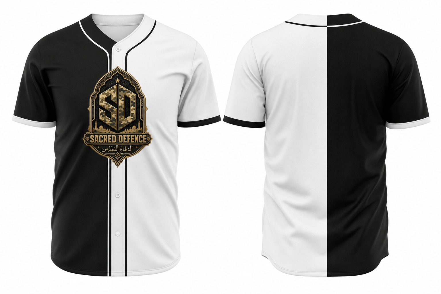 Sort Hvid Jersey